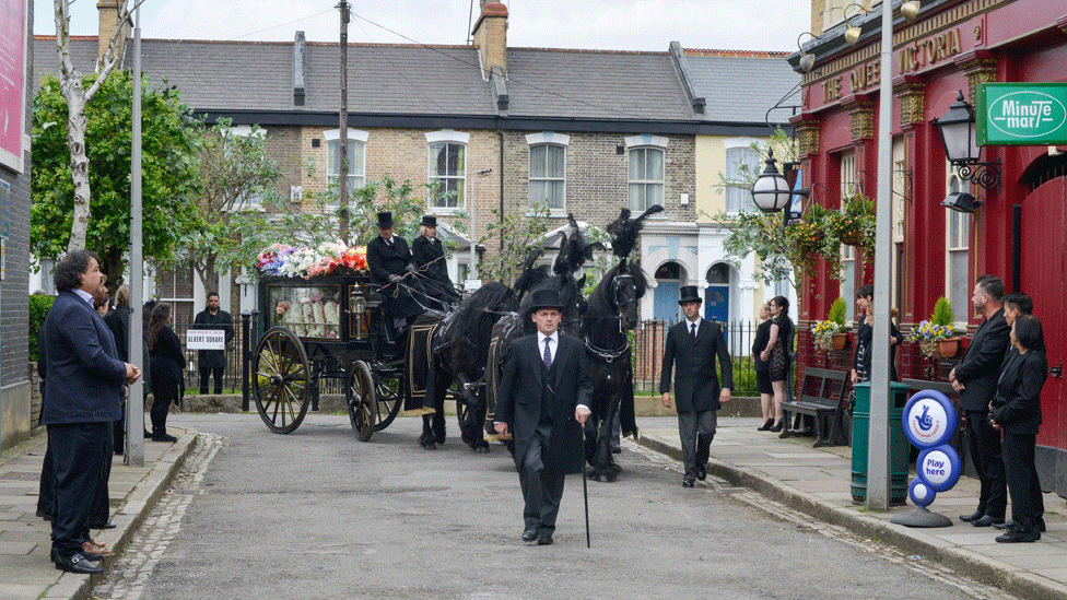 A scene from EastEnders