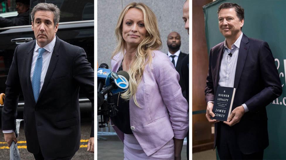 Cohen, Stormy, and Comey