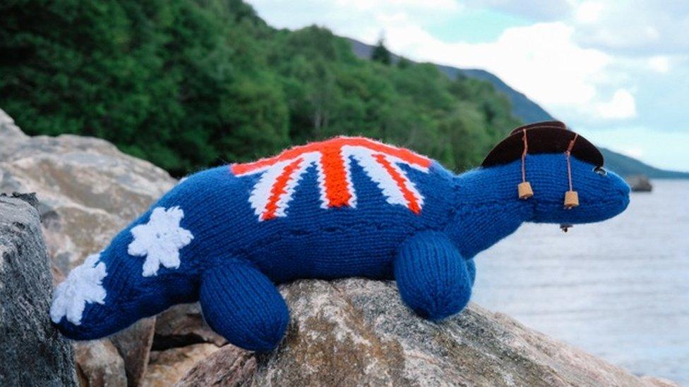 Knitted Nessie