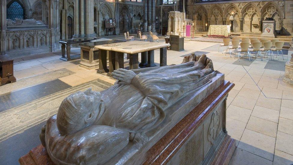 Inside Lincoln Cathedral