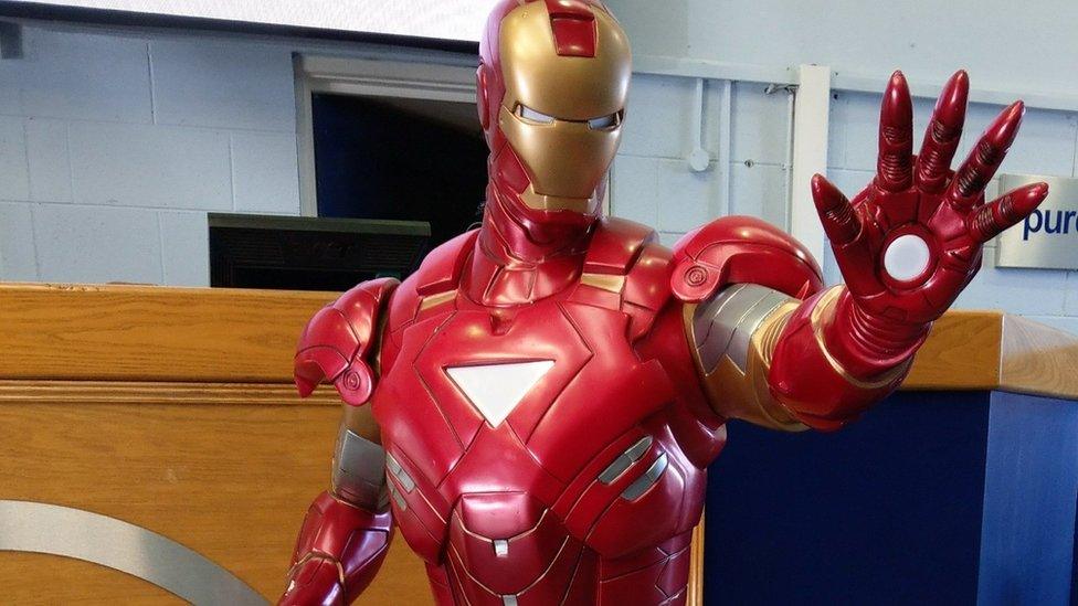 Iron Man statue