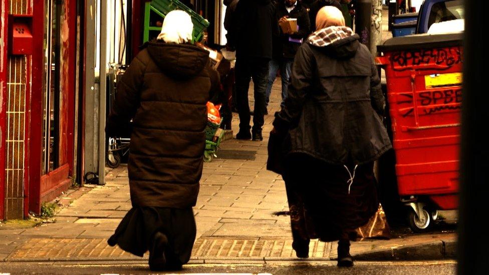 Women walking