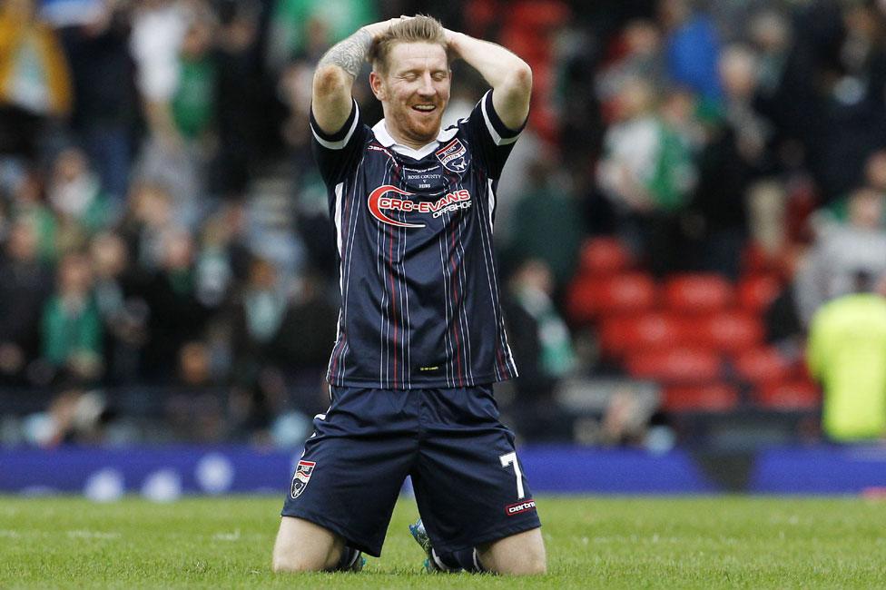 Goal scorer Michael Gardyne