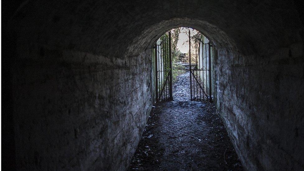 Underground at the fort