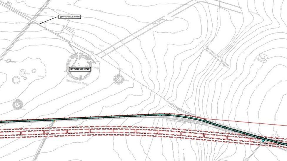 Plans for the tunnel