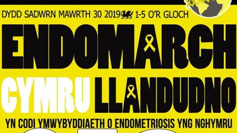 Poster Endomarch Cymru