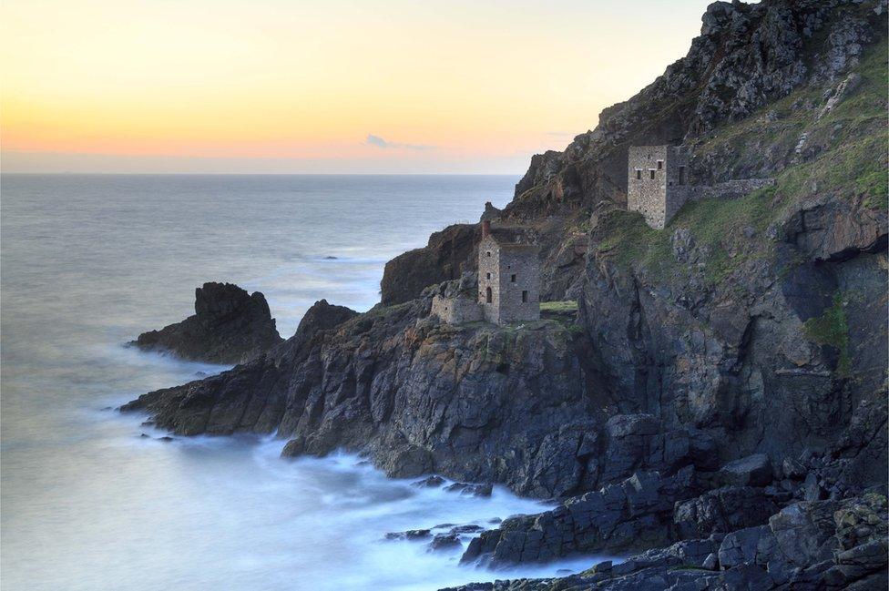 A castle by the sea at Botallack Mine