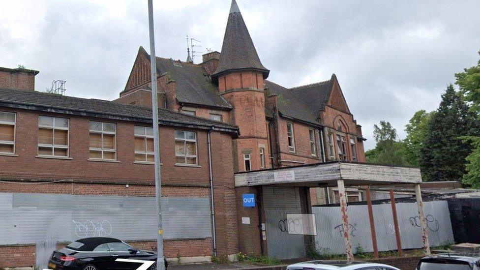 Former Wolverhampton eye infirmary building on Compton Road, closed since 2007