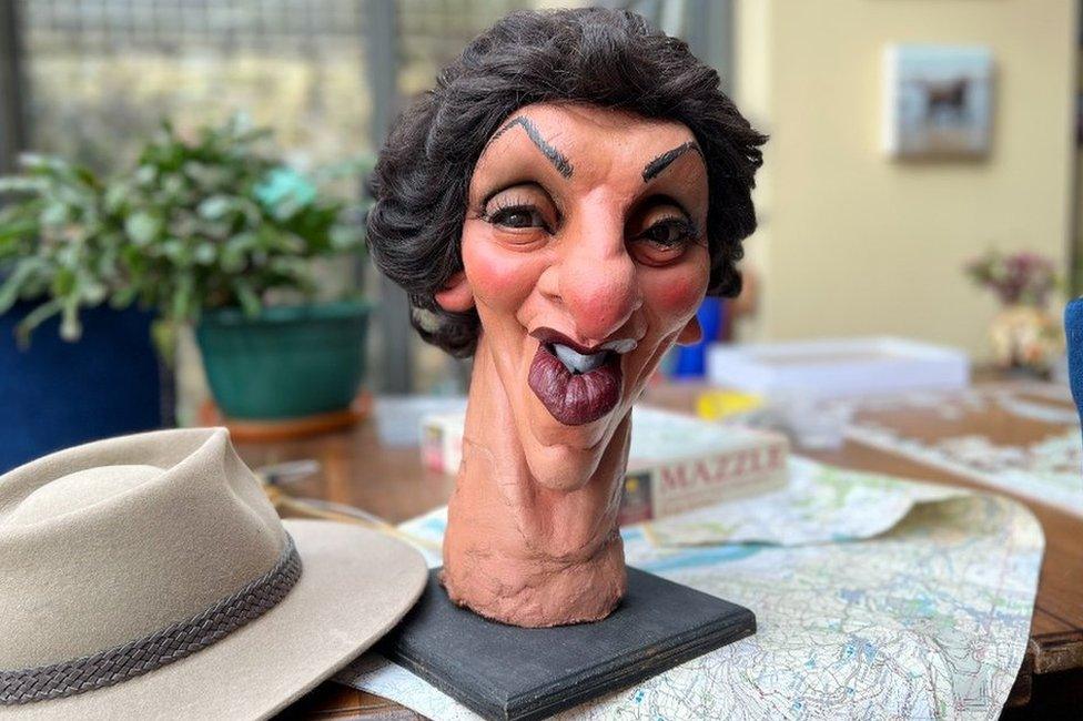 Edwina Currie Spitting Image puppet