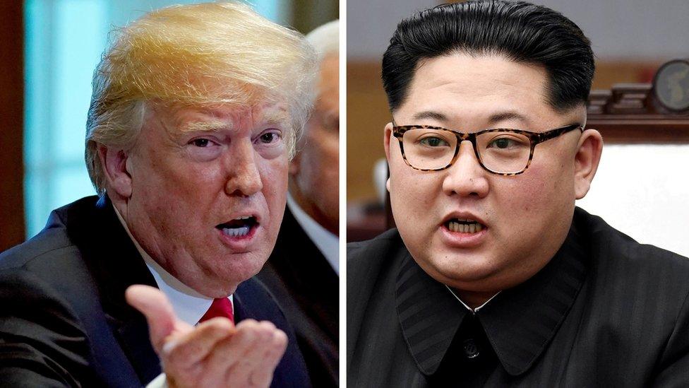 Donald Trump and Kim Jong-un