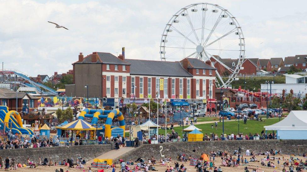 Barry Island in July 2020