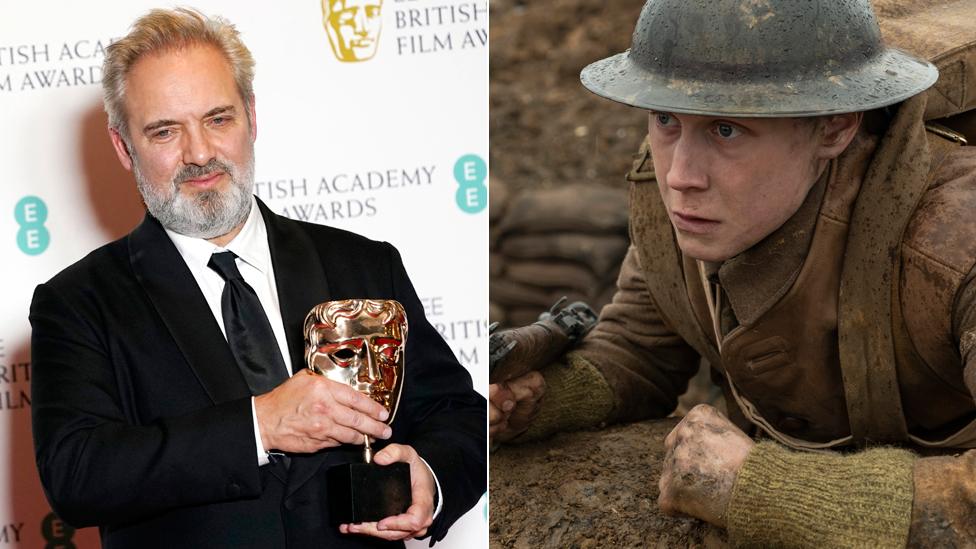 Sir Sam Mendes and George MacKay