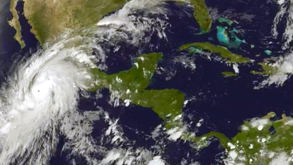 Hurricane Patricia is most powerful to hit the Mexican pacific coast