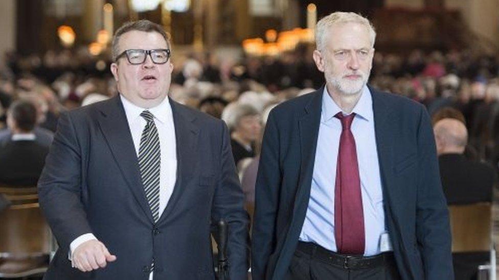 Tom Watson and Jeremy Corbyn