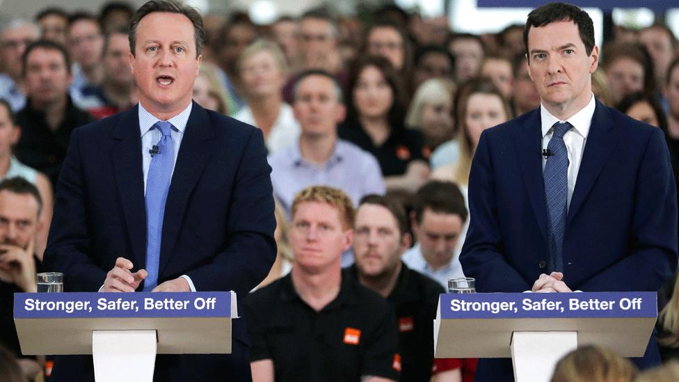 David Cameron and George Osborne