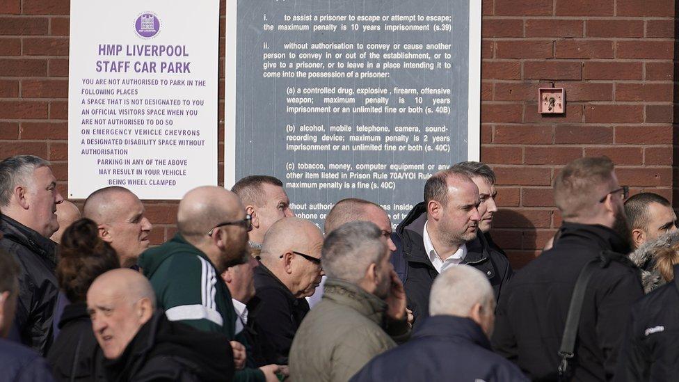 HMP Liverpool strike 2019