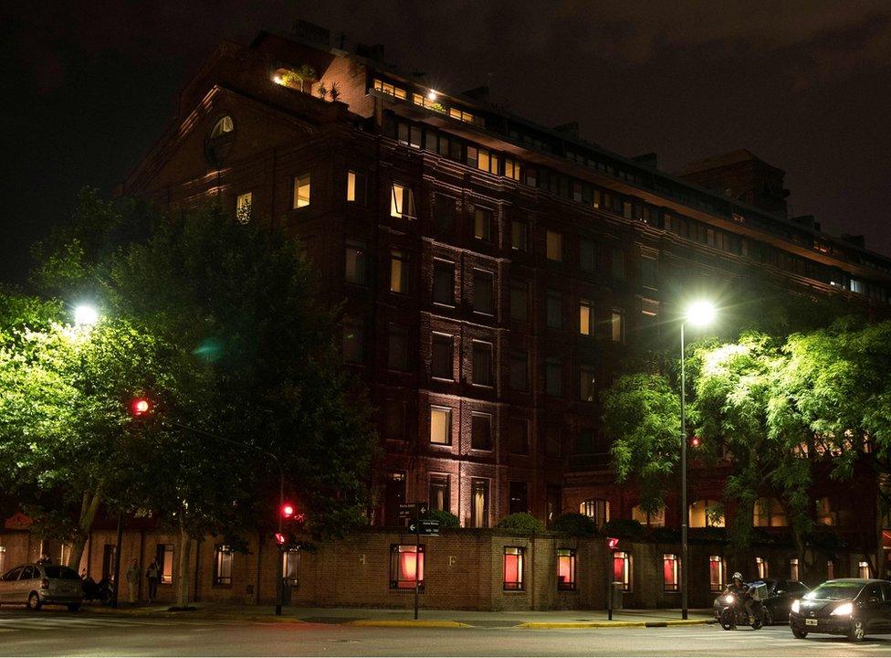 View of the Faena Hotel, in Puerto Madero neighbourhood, Buenos Aires