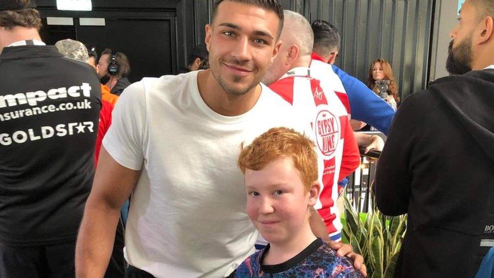 Tommy Fury with Marshall Janson