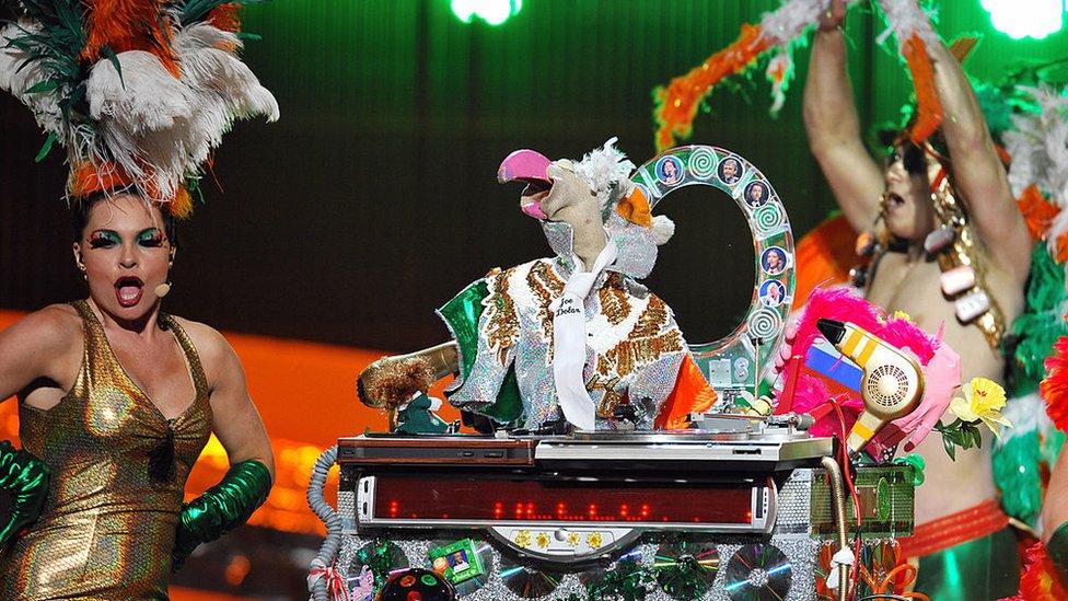 Dustin the Turkey at Eurovision 2006.