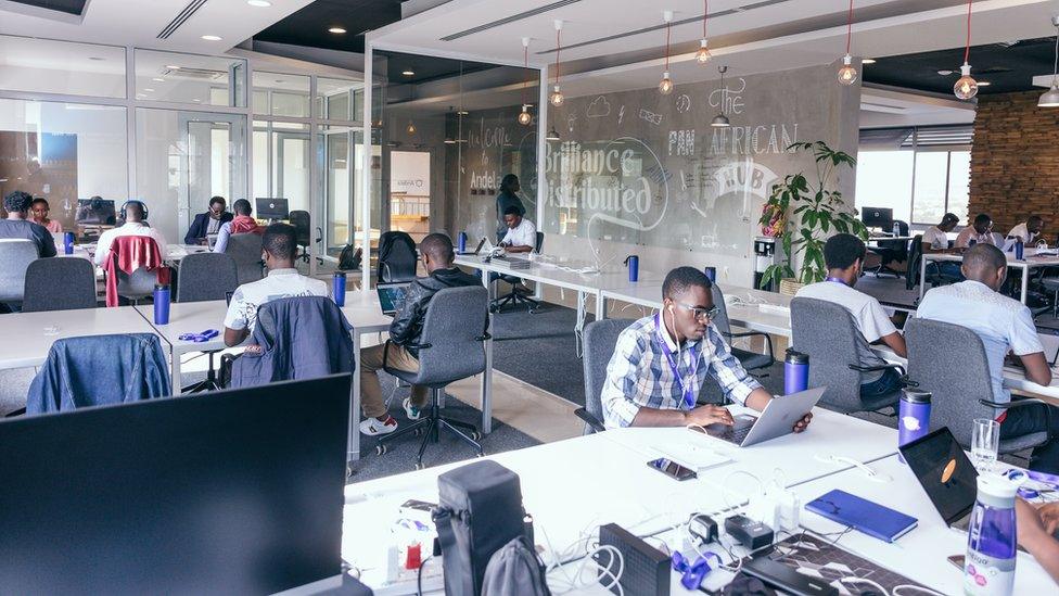 Andela's Kigali office