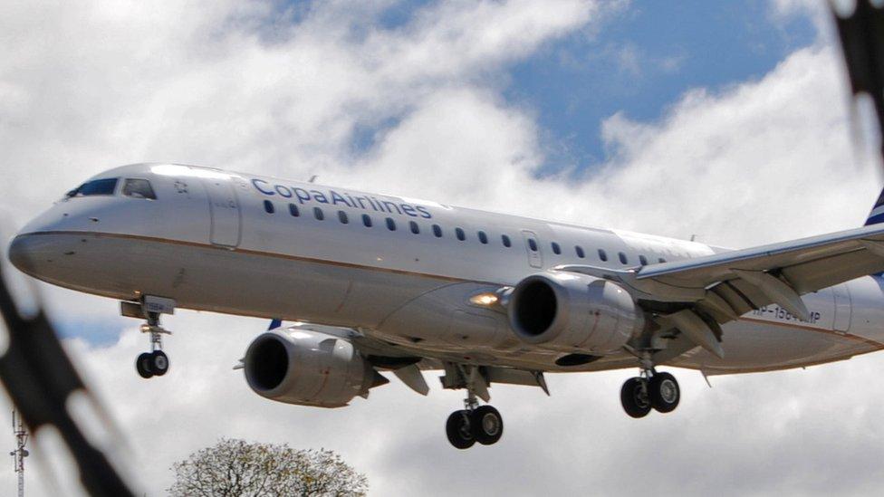 Stock photo: A Copa Airlines flight