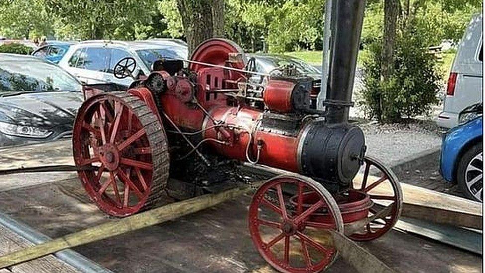 Vintage steam engine