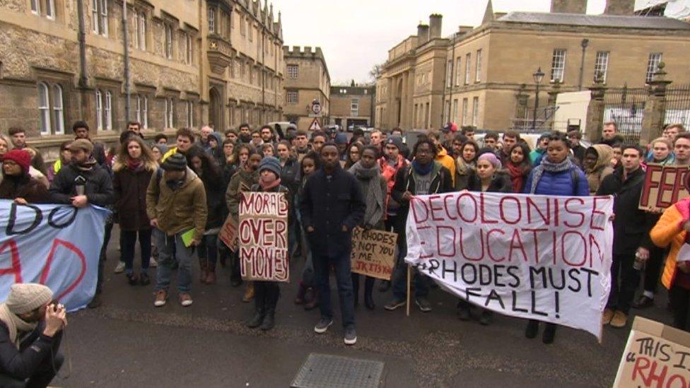 Rhodes Must Fall demonstration