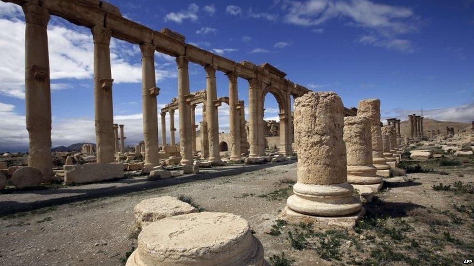 Ruins at Palmyra