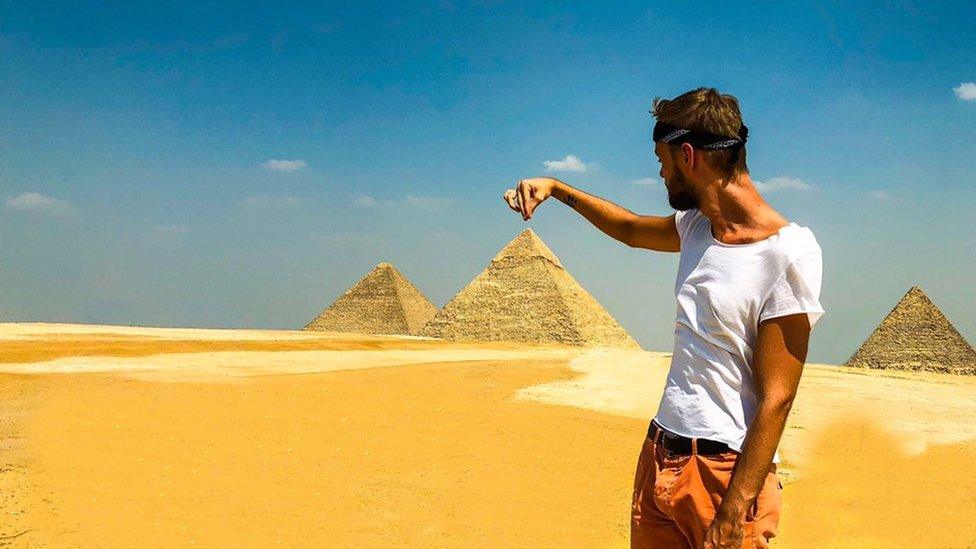 Jamie in Egypt