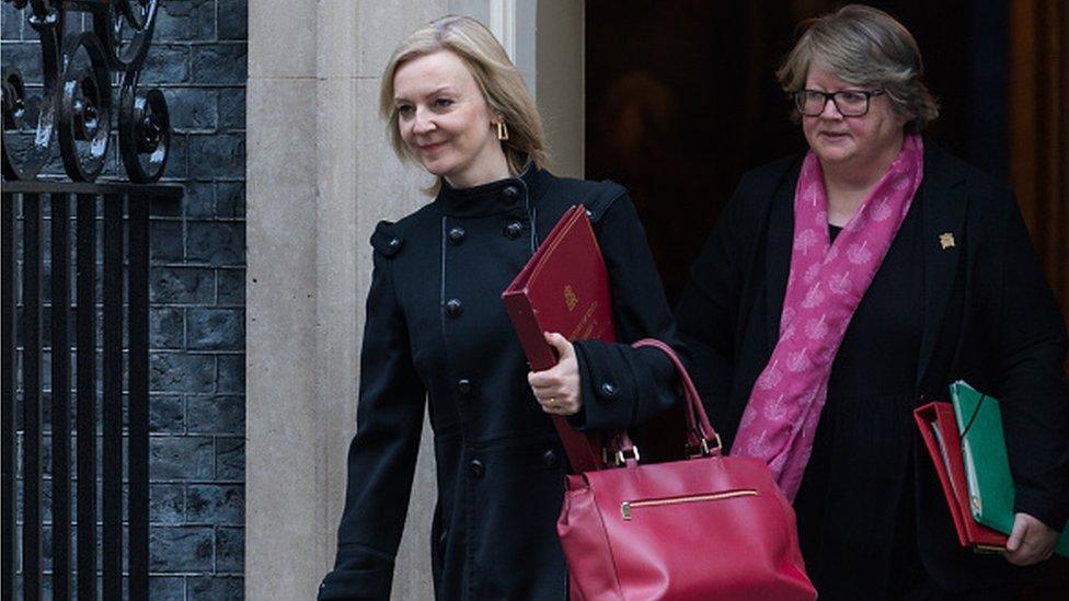 Liz Truss and Therese Coffey