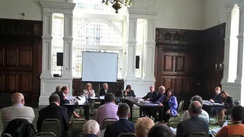 Wakefield Council meeting