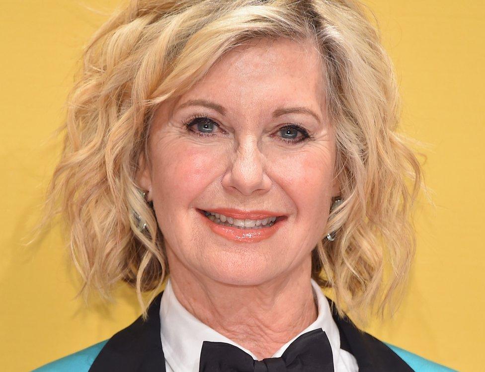 Singer Olivia Newton-John attends the 50th annual CMA Awards at the Bridgestone Arena on 2 November 2016 in Nashville, Tennessee.