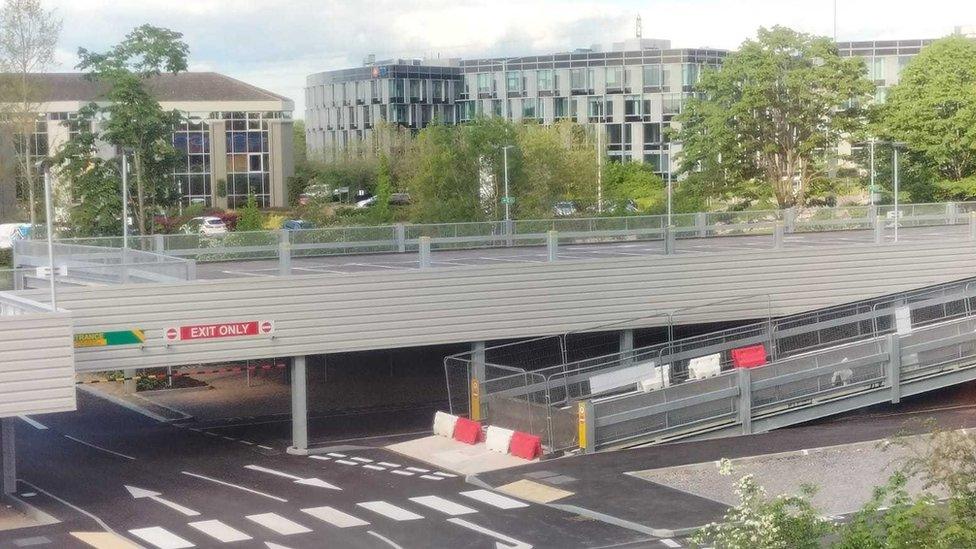 Winnersh Triangle park and ride car park