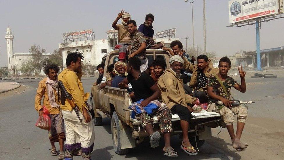 pro-government forces in Hudaydah