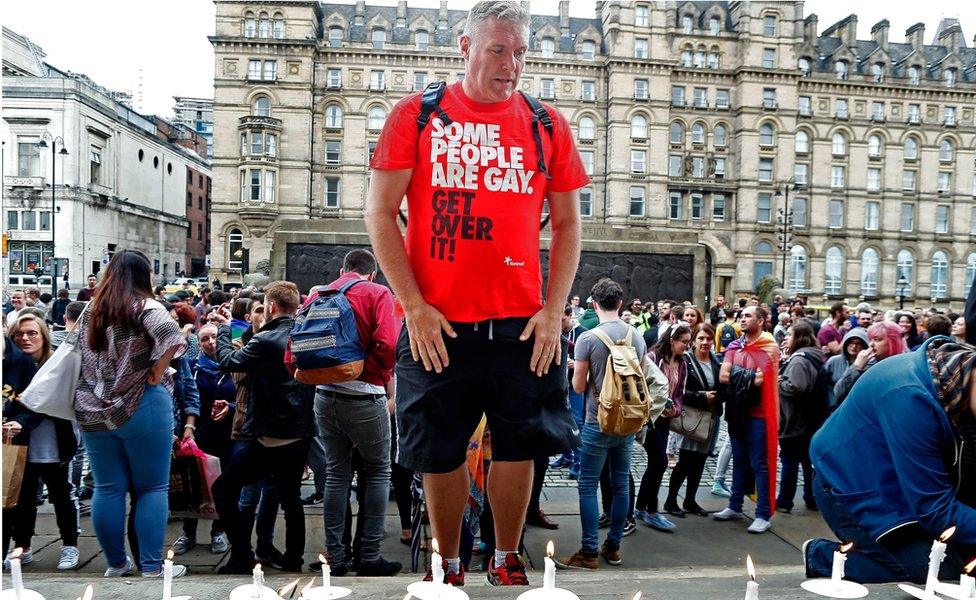 Orlando vigil in Liverpool