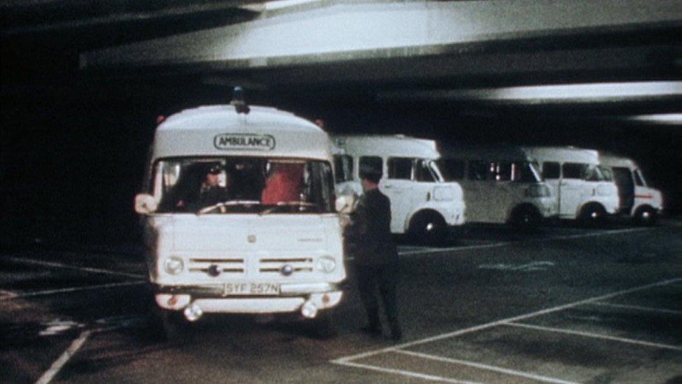 ambulance staff in 1975