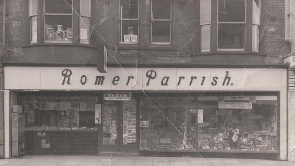 The front of the Romer Parrish shop