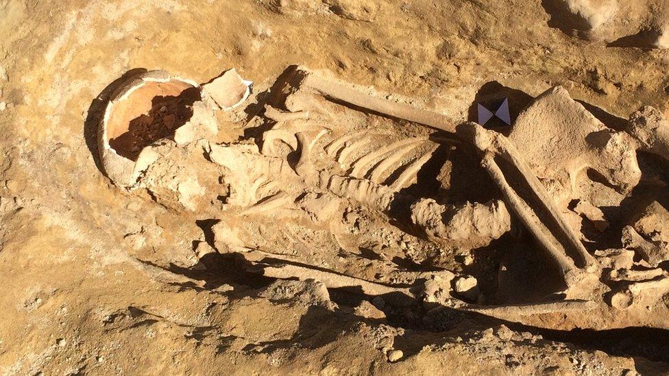 Skeleton in York
