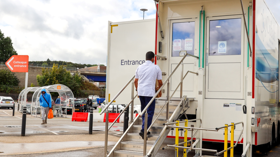 A mobile scan truck