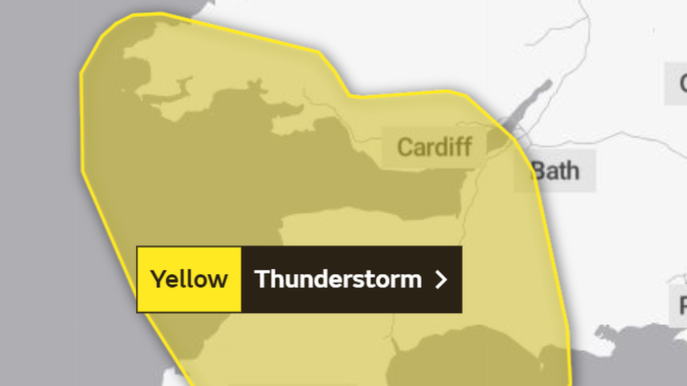 Met office map