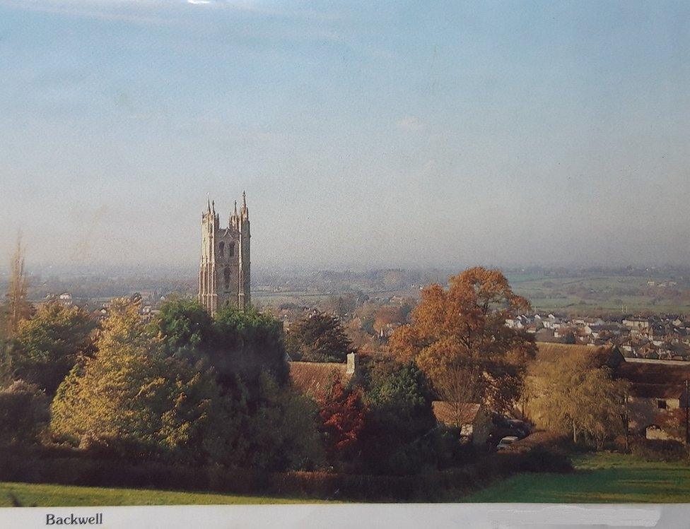 Postcard of St Andrew's Church