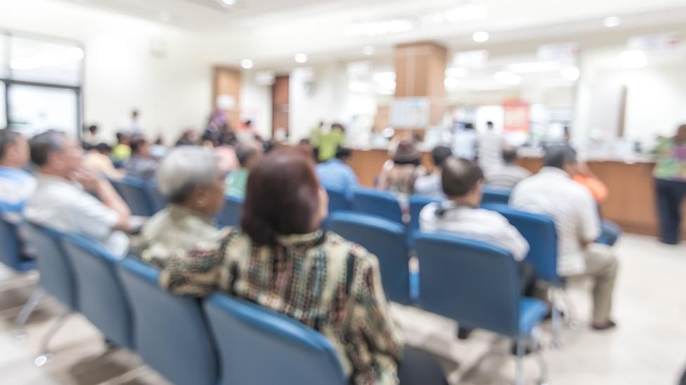 Hospital waiting area