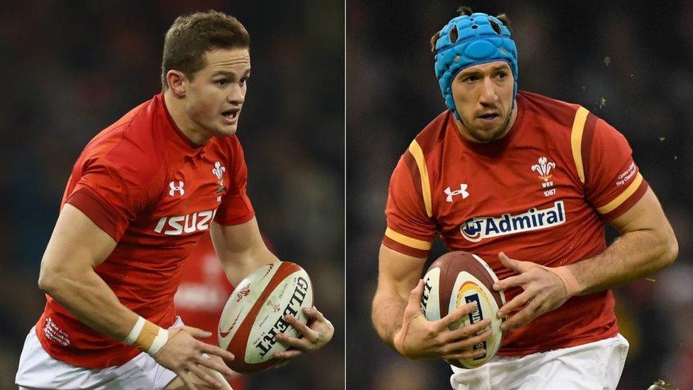 Hallam Amos a Justin Tipuric