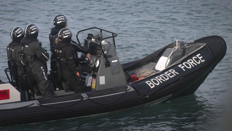 A Border Force patrol boat