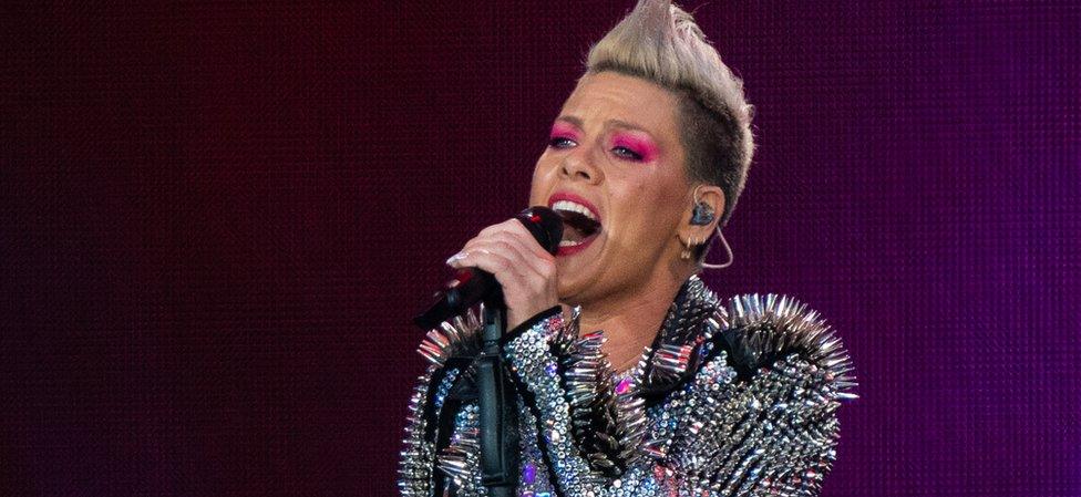 P!NK performs at BST Hyde Park Festival 2023 at Hyde Park on June 25, 2023 in London, England