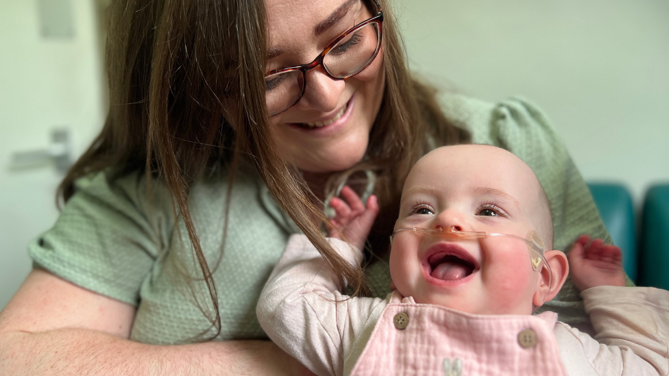 Naomi Southern-Augustine with daughter, Wren