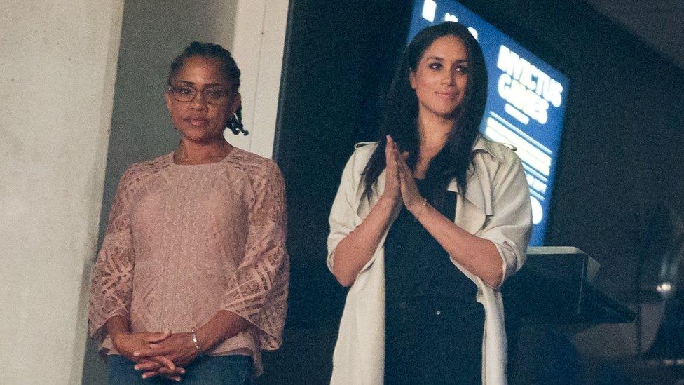 Meghan Markle and her mum Doria Ragland at the Invcitus Games 2017