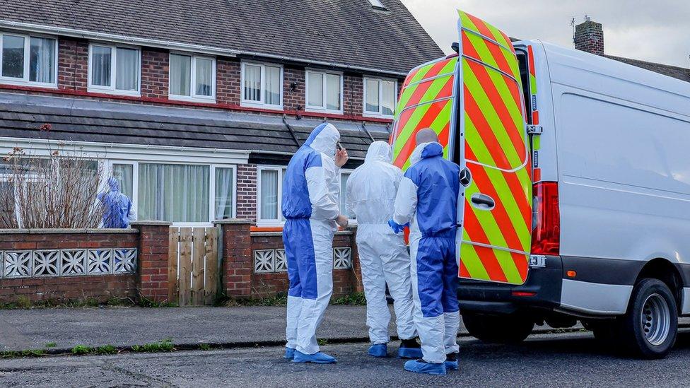 Ushaw Moor murder scene