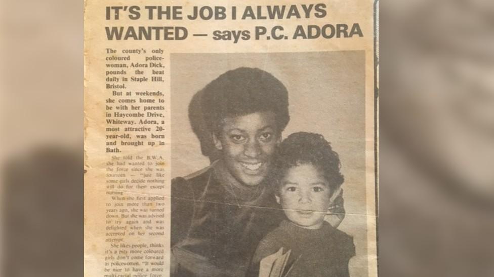 Adora Pomphrey and her nephew