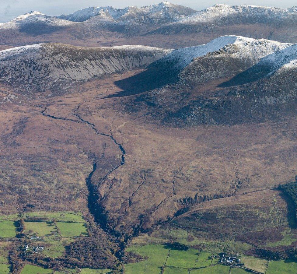 Arran from the air